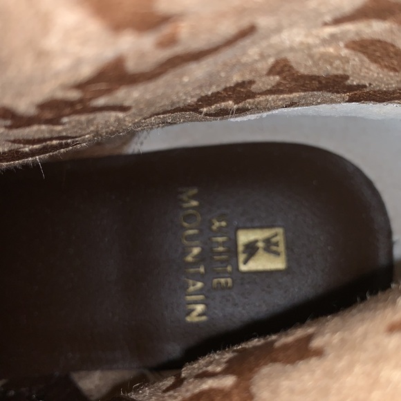 White Mountain Women’s Paulina Tall Knee High Brown Waxy Suedette Boots Size 9 - Picture 15 of 16